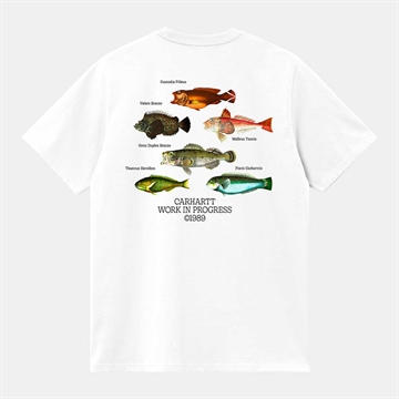 Carhartt WIP T-shirt S/S Fish White